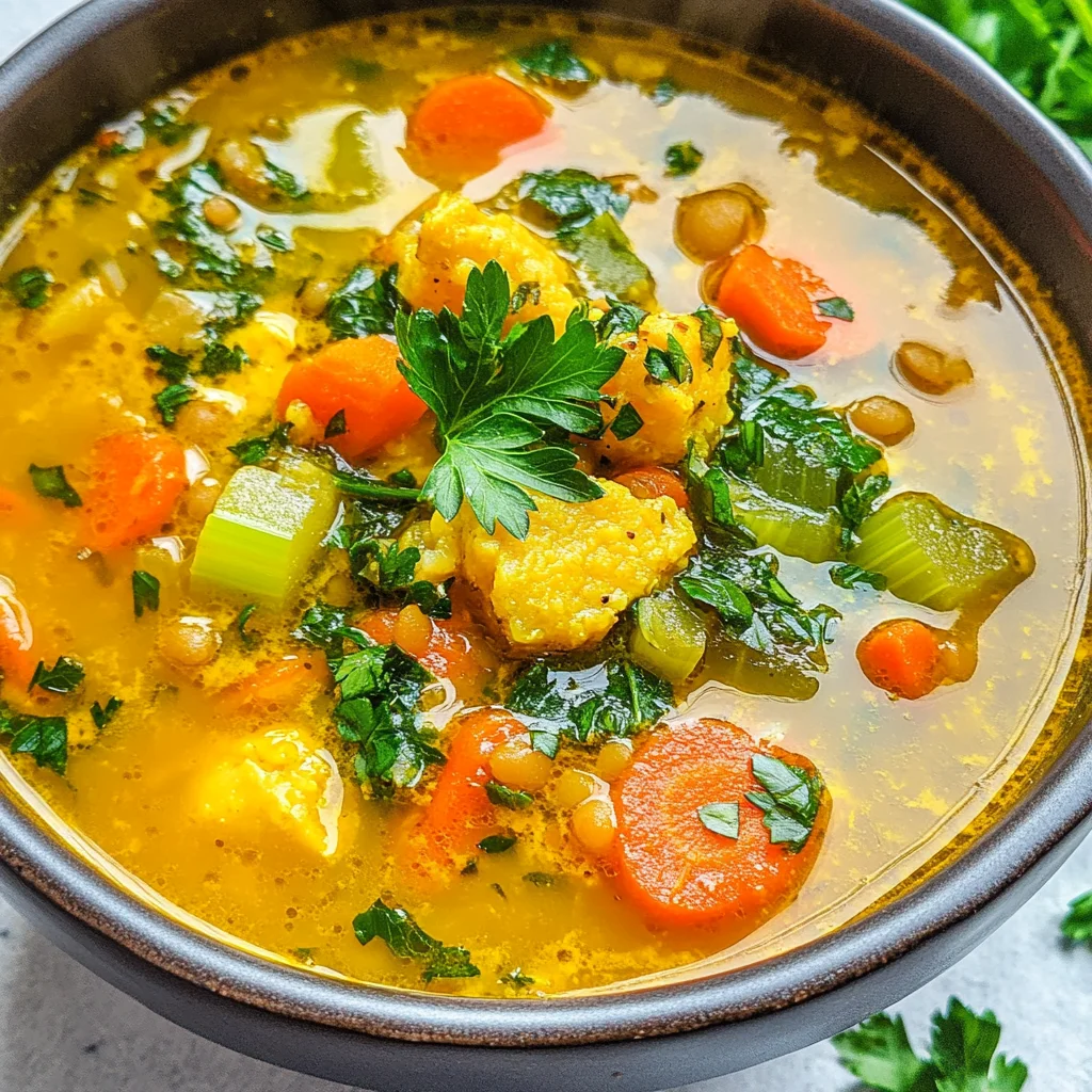 Anti-Inflammatory Veggie Soup with Turmeric