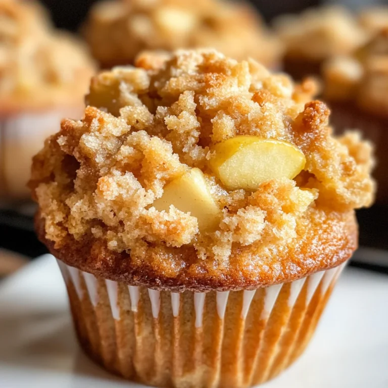 Apple Crumble Muffins