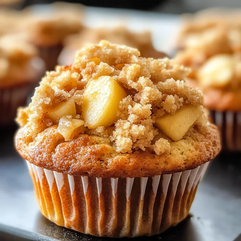 Apple Crumble Muffins