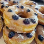 Baked Blueberry Donuts