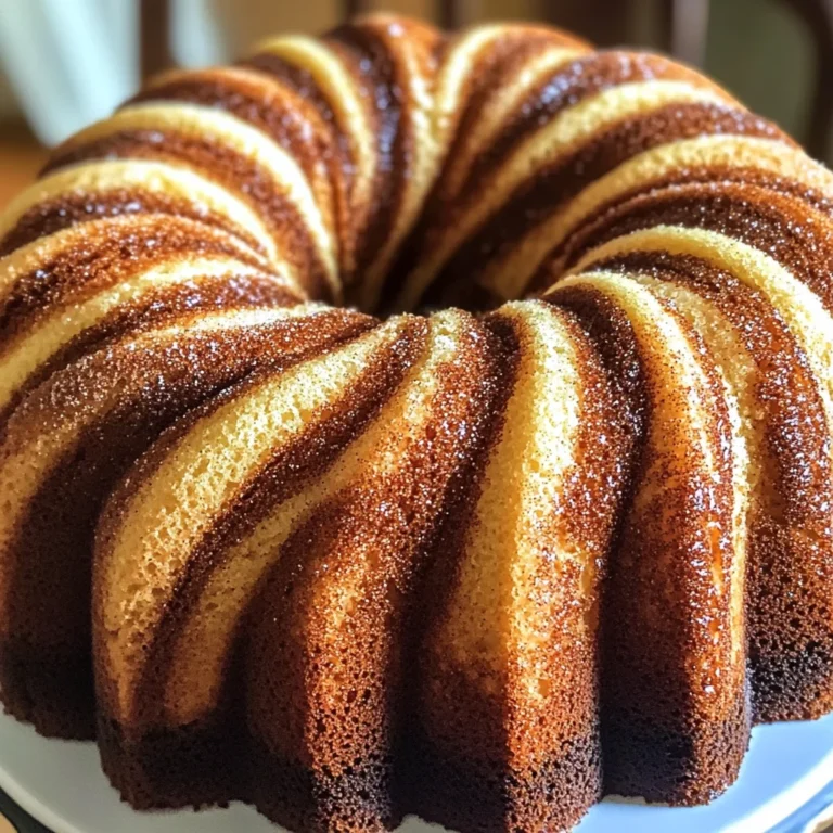 Cinnamon Swirl Bundt Cake