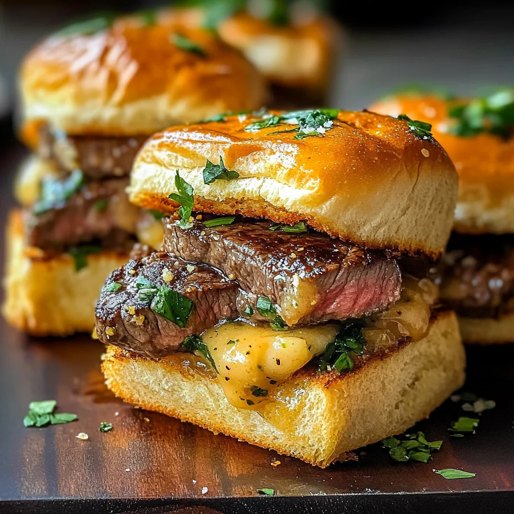 Cowboy Butter Steak Sliders