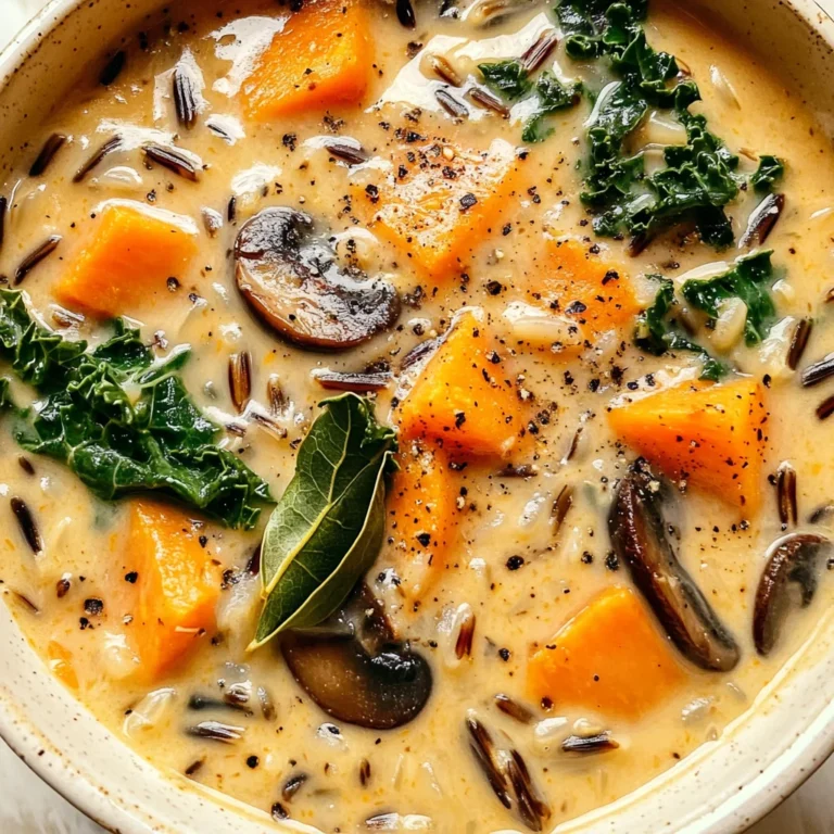 Cozy Autumn Wild Rice Soup
