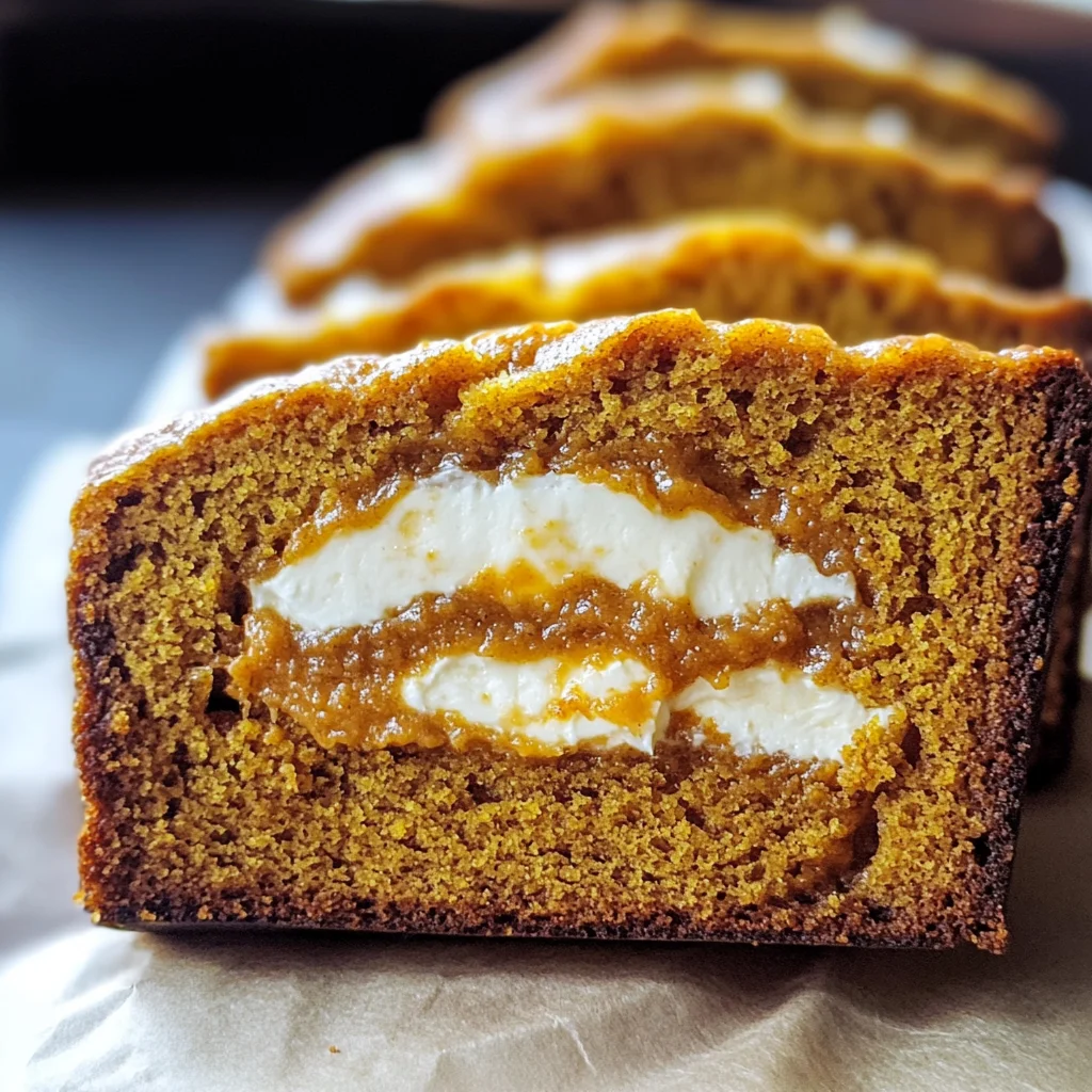 Cream Cheese-Filled Pumpkin Bread