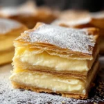 Creamy Vanilla Slice with Flaky Puff Pastry