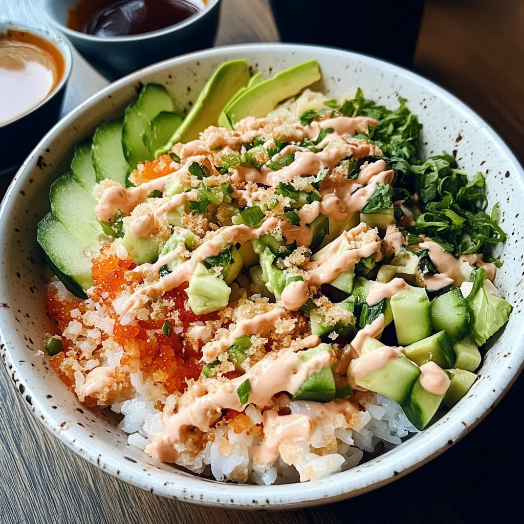 Crunch Roll Sushi Bowl