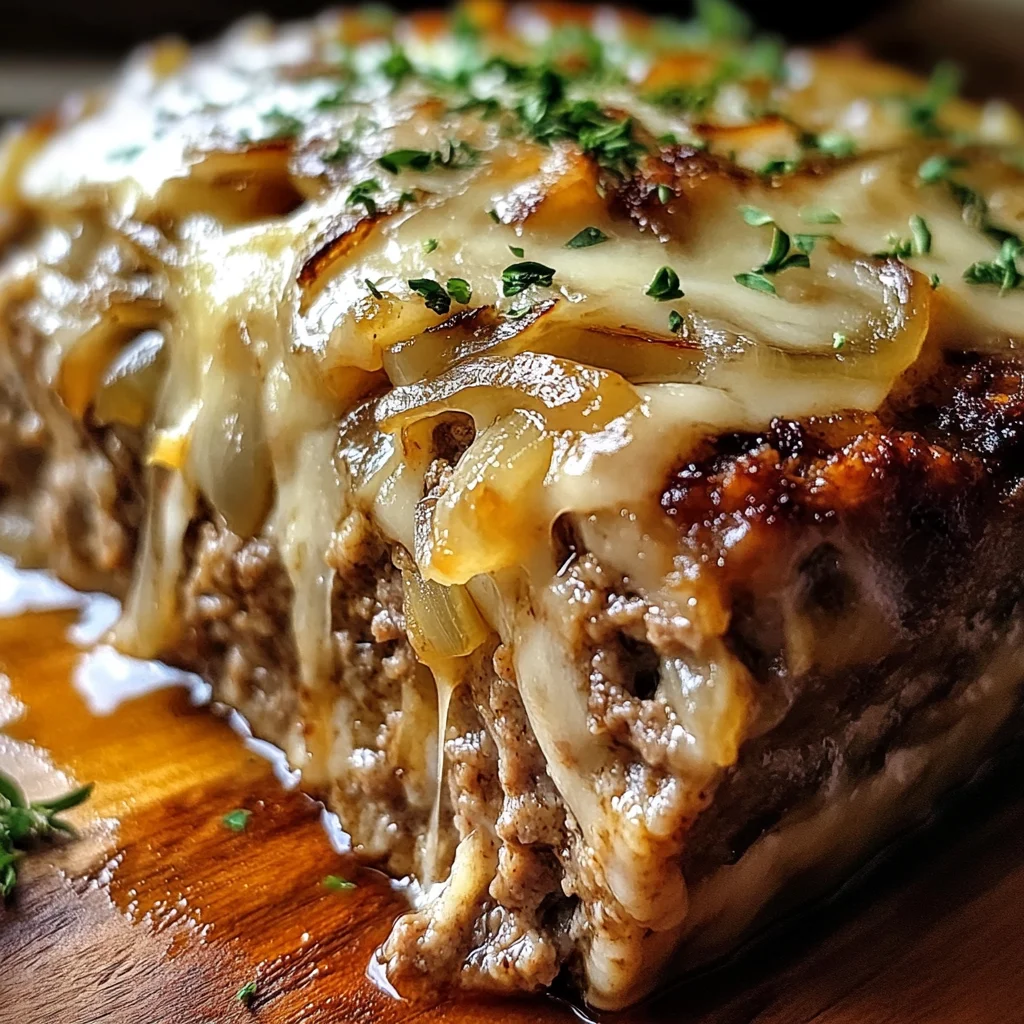 French Onion Meatloaf