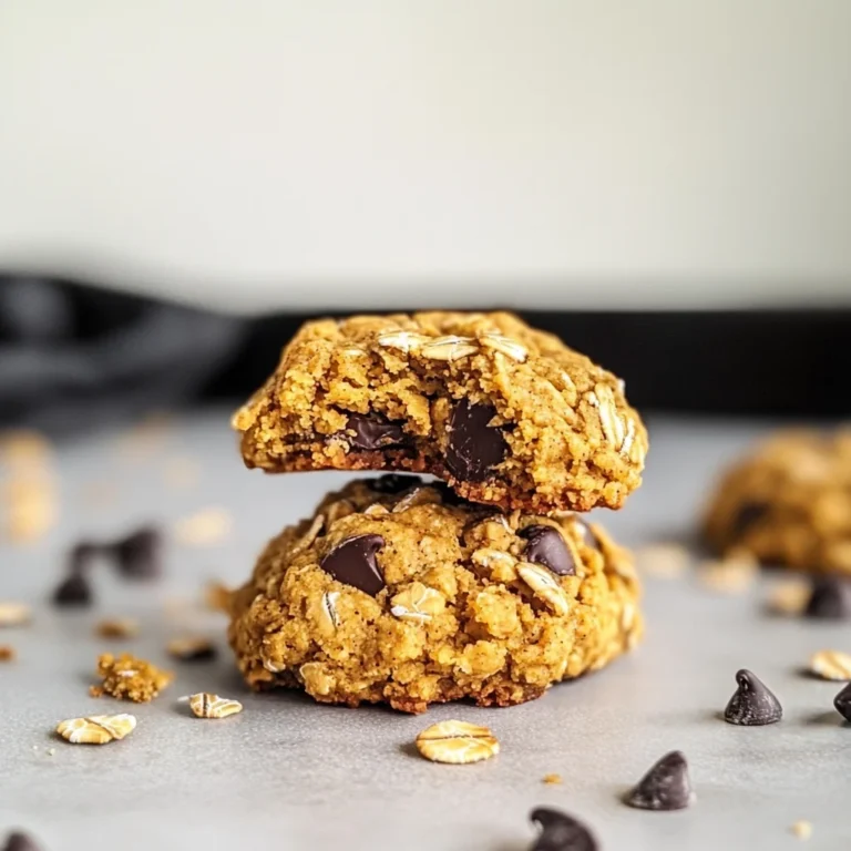 Healthy Pumpkin Oat Cookies
