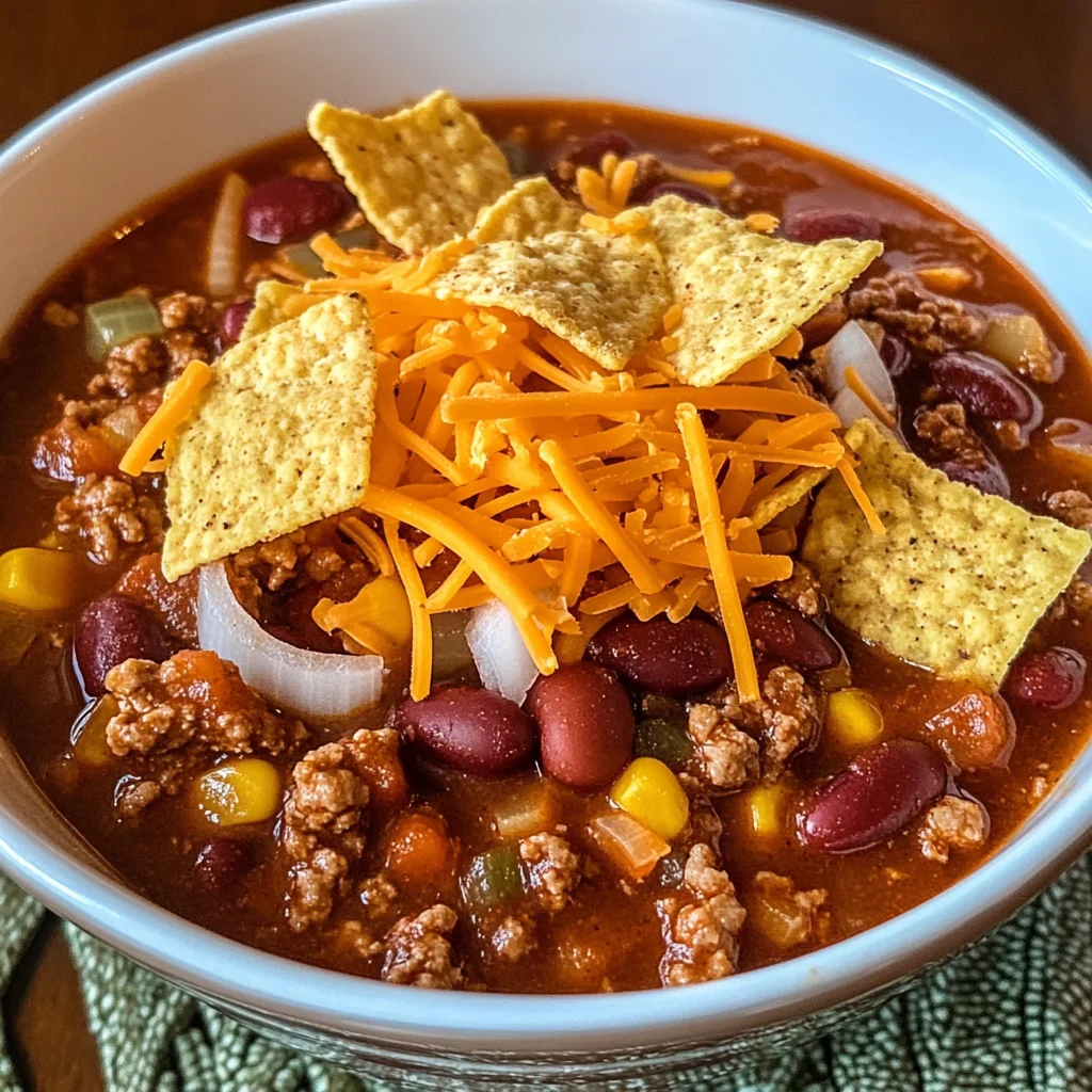 Hillbilly Chili and Cinnamon Rolls