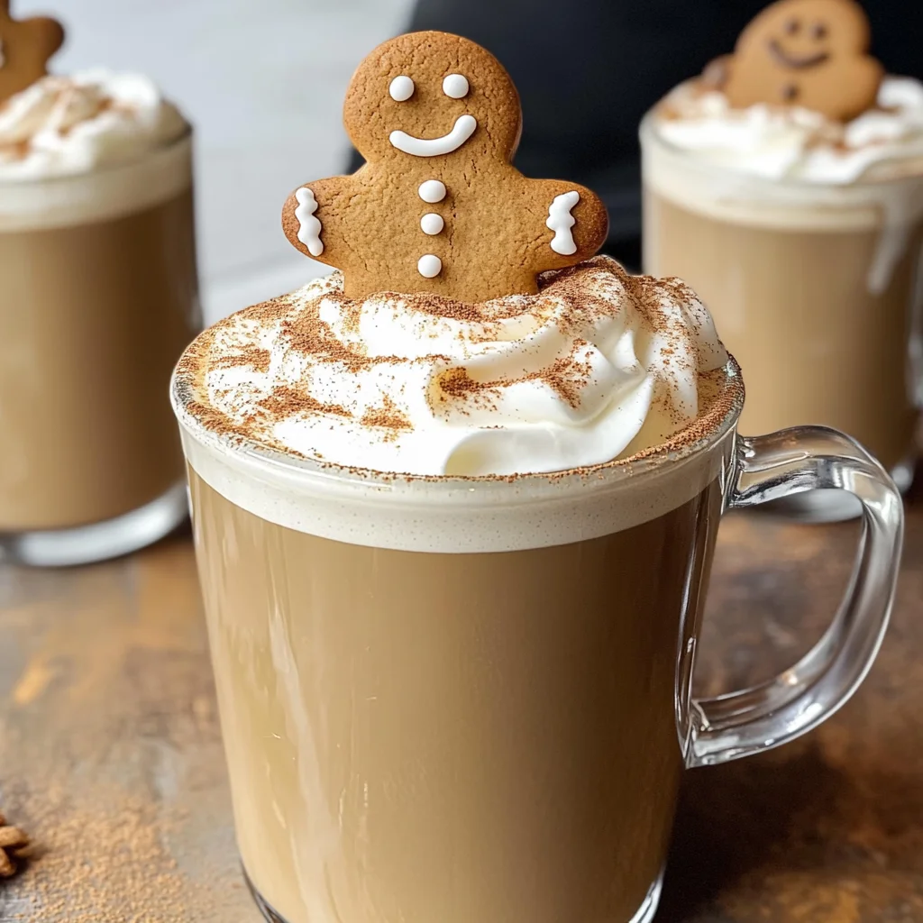 Homemade Gingerbread Latte