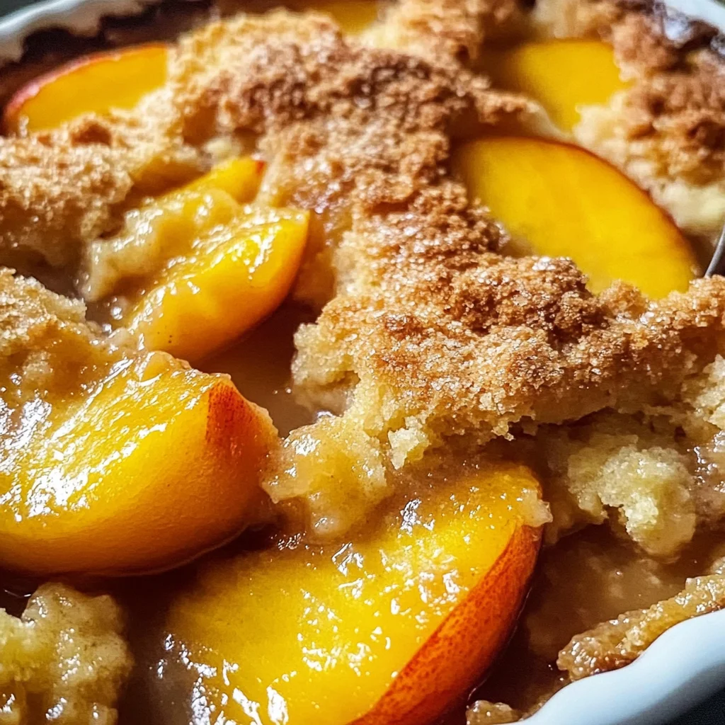 Homemade Peach Cobbler