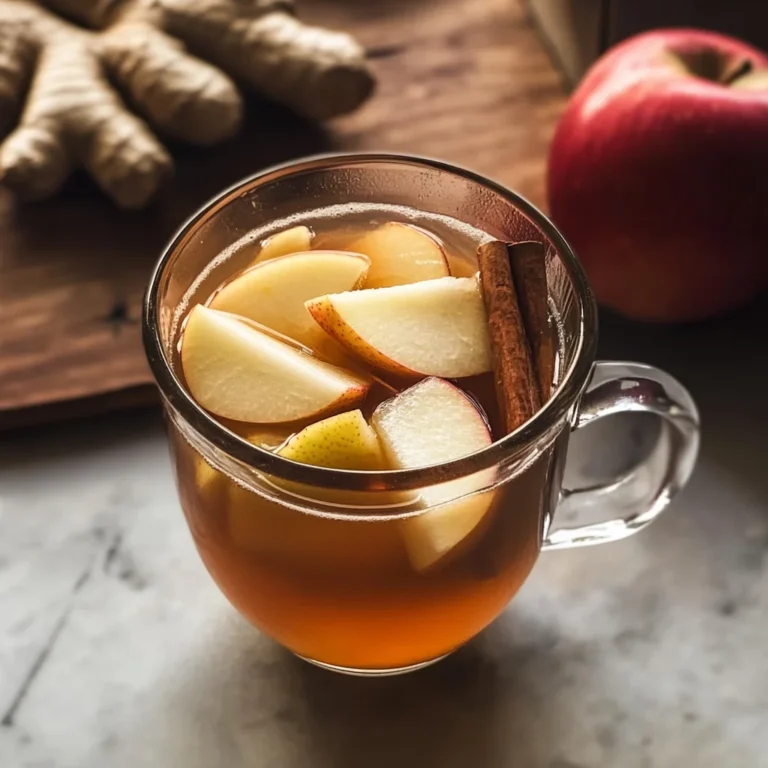 Korean Apple Tea with Ginger and Cinnamon (Saegwa Cha)