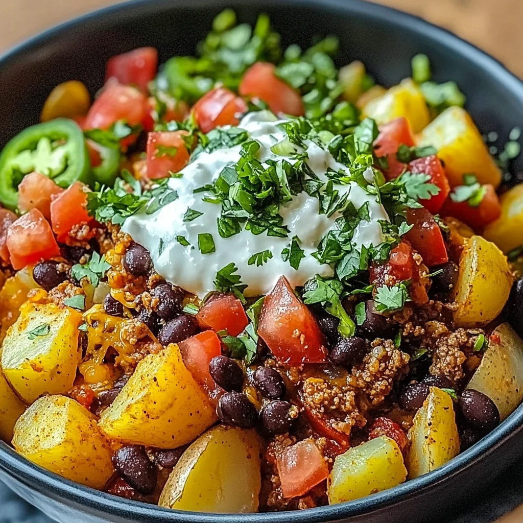 Loaded Potato Taco Bowl