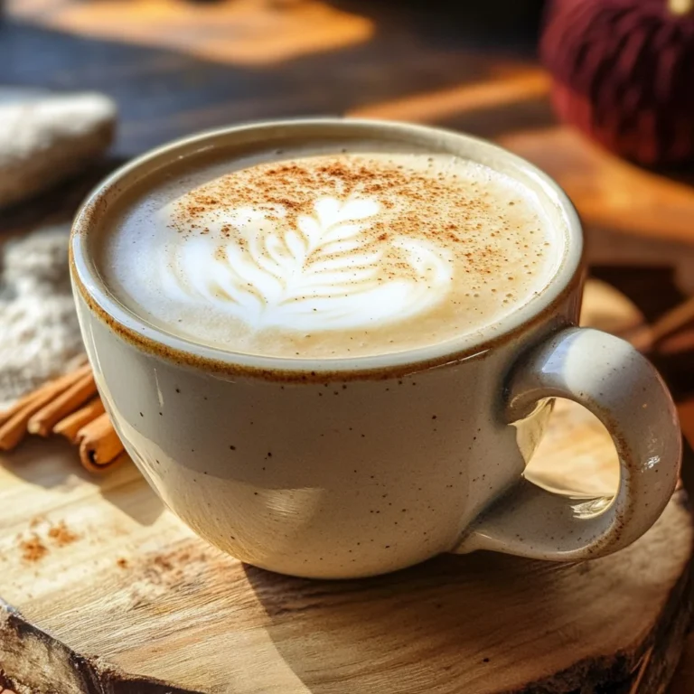 Maple Cinnamon Latte