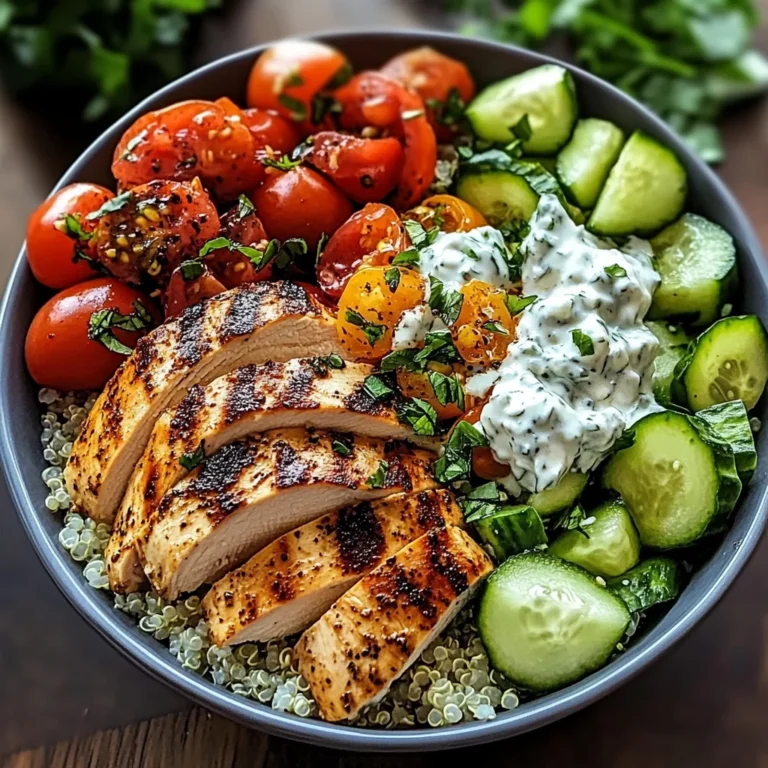 Mediterranean Chicken Bowls