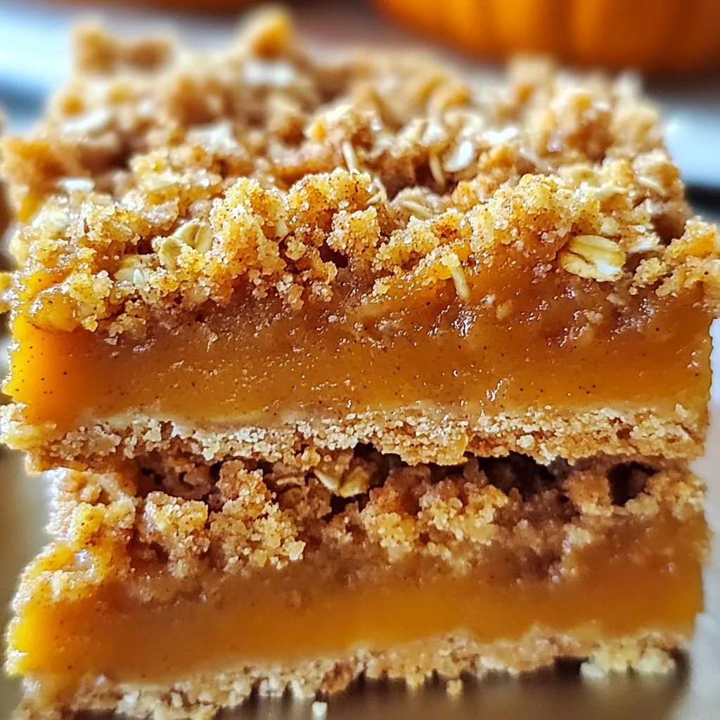 Pumpkin Pie Crumble Bars – Easy Fall Dessert Recipe