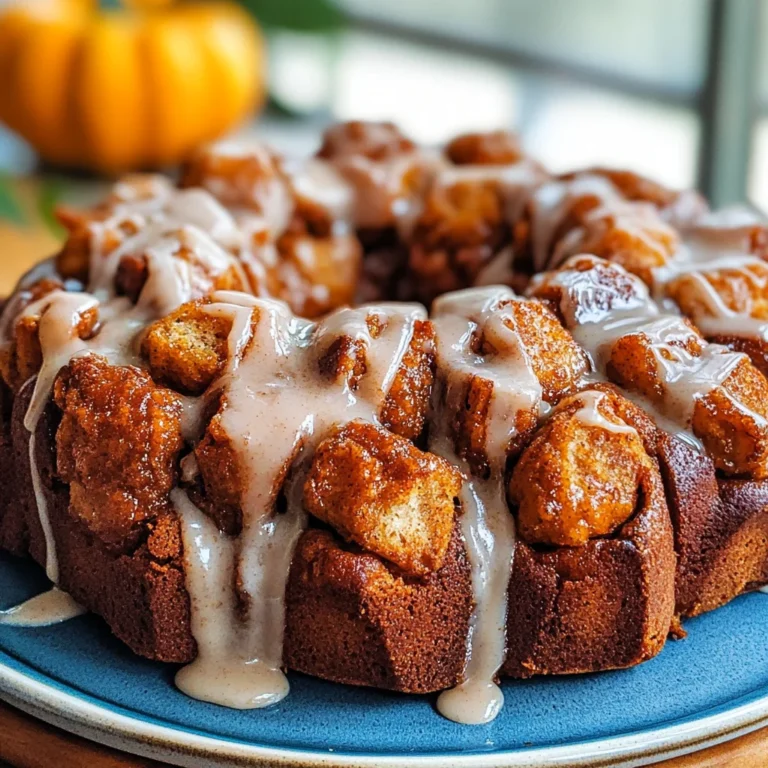 Pumpkin Spice Monkey Bread Recipe