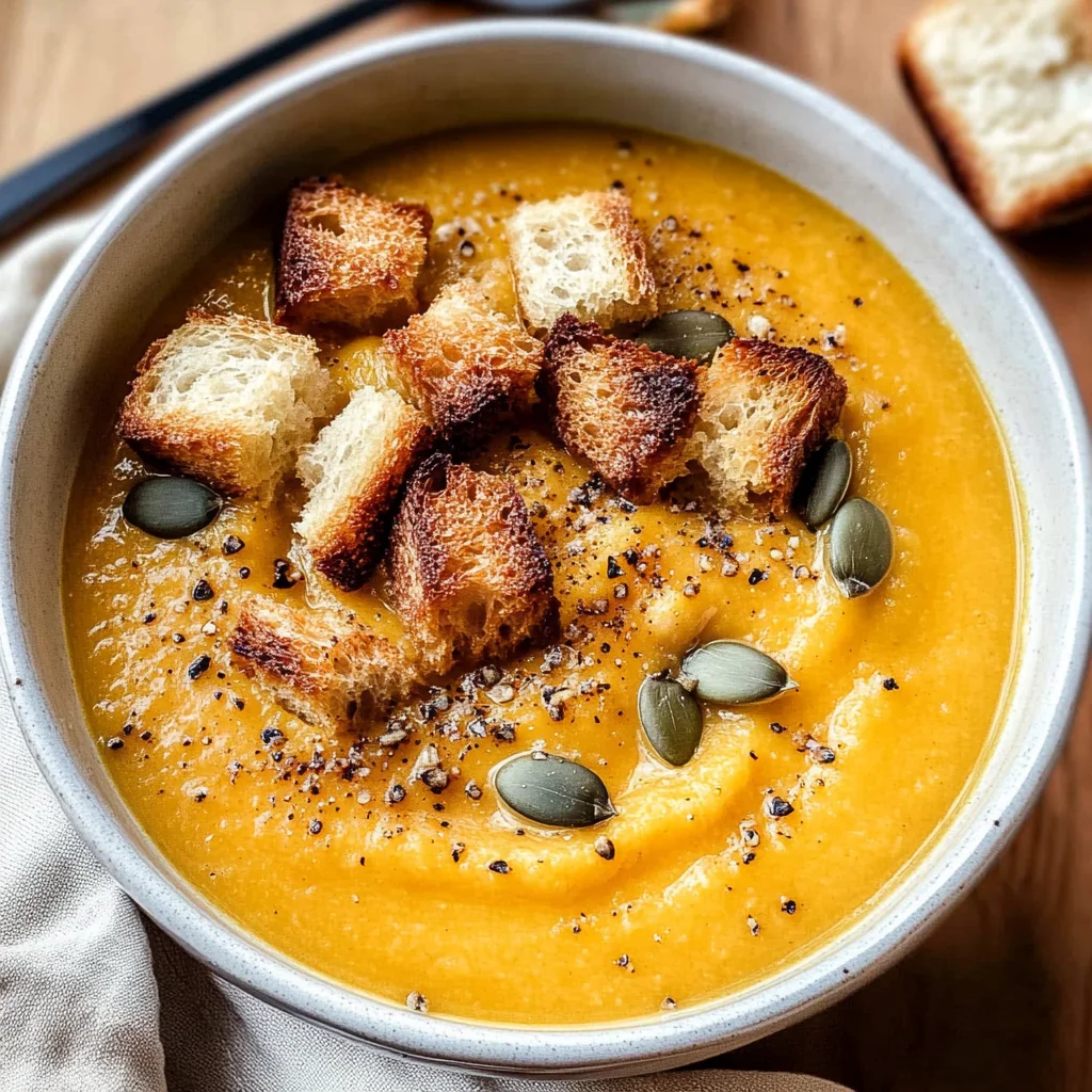 Roasted Butternut Squash Soup Recipe