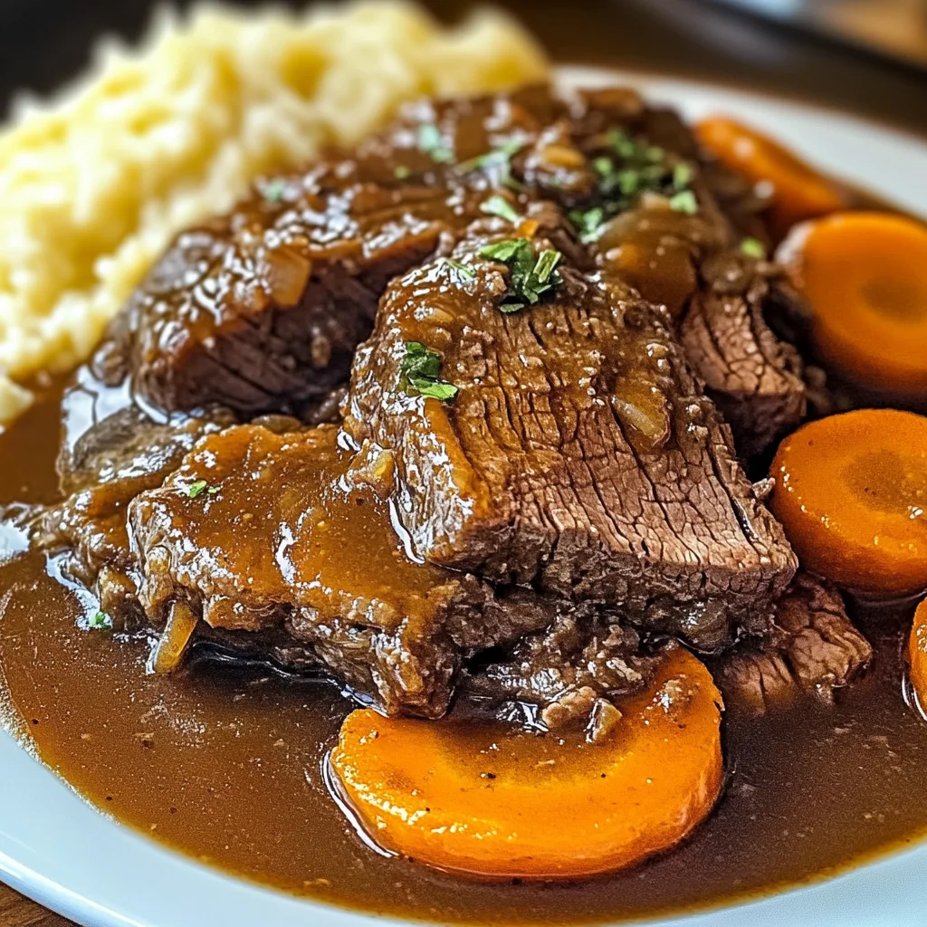 Slow Cooker Beef Manhattan