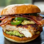 Spicy Grilled Chicken Avocado Sandwich