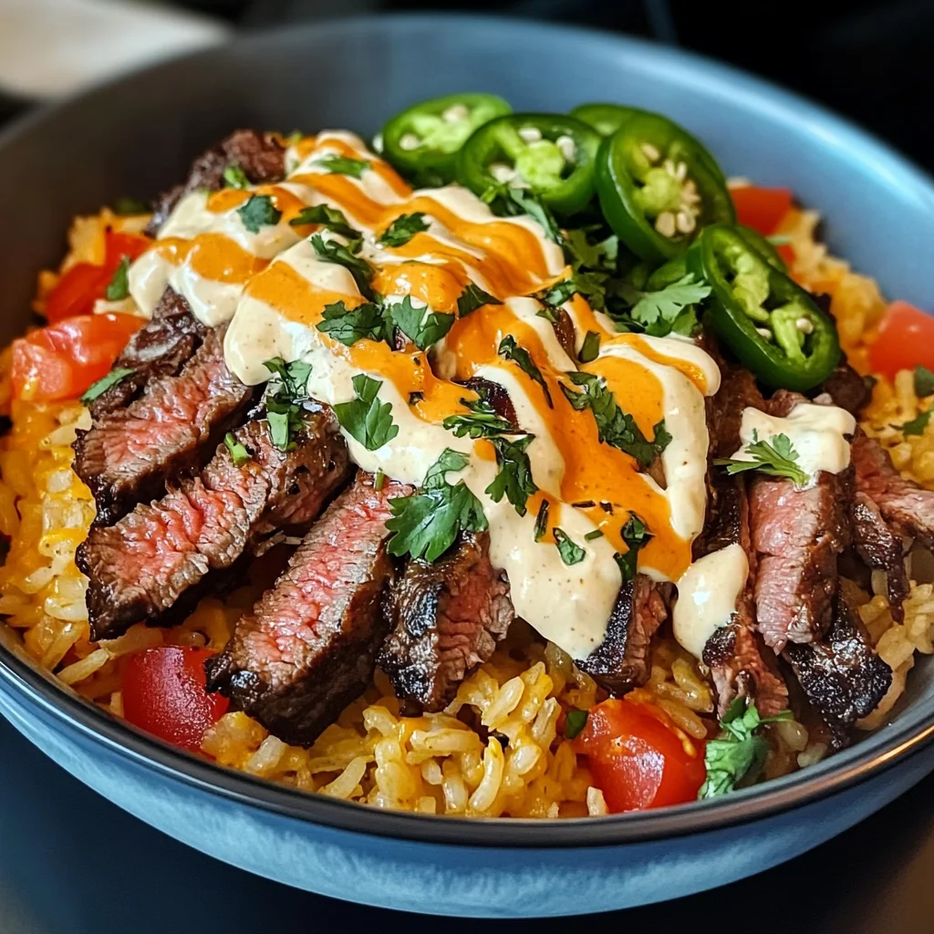 Steak Queso Rice : A Flavorful Recipe