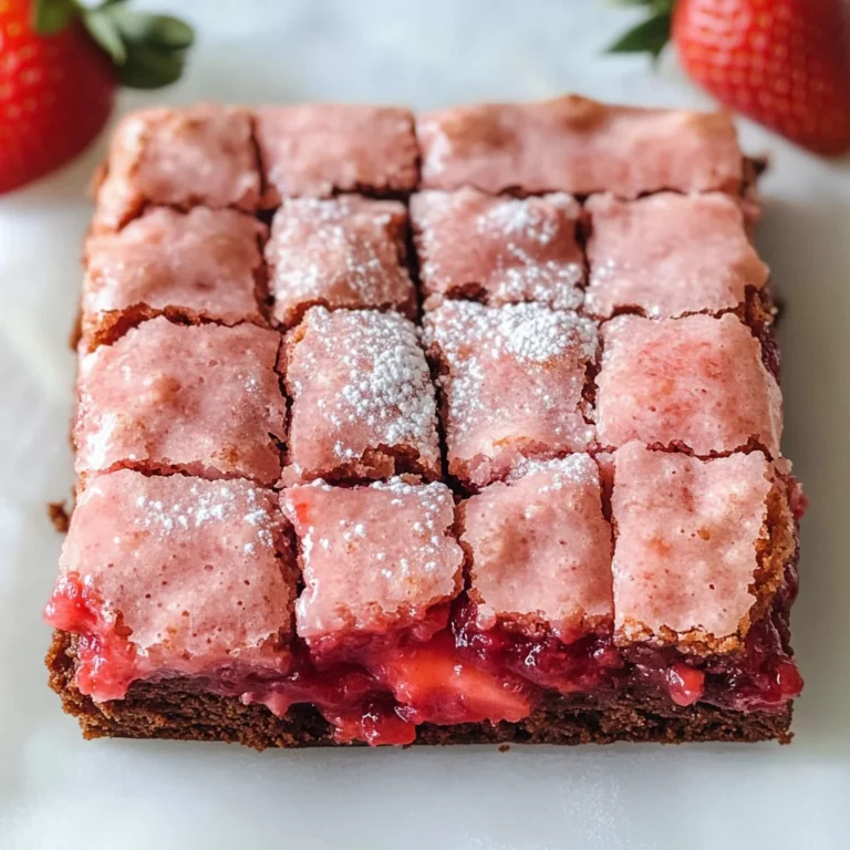 Strawberry Brownies