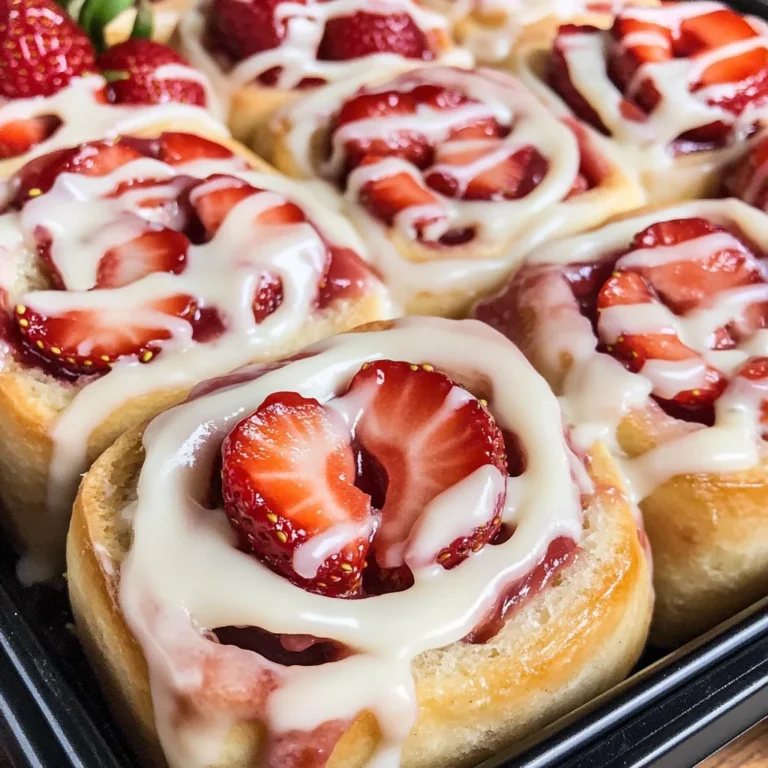 Strawberry Cheesecake Cinnabon Rolls Recipe