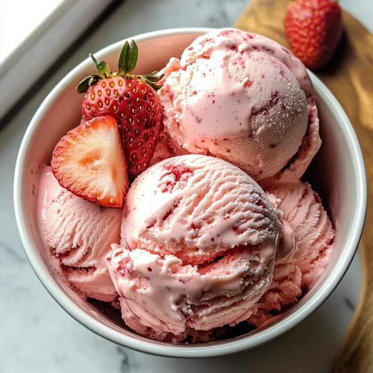 Strawberry Coconut Ice Cream