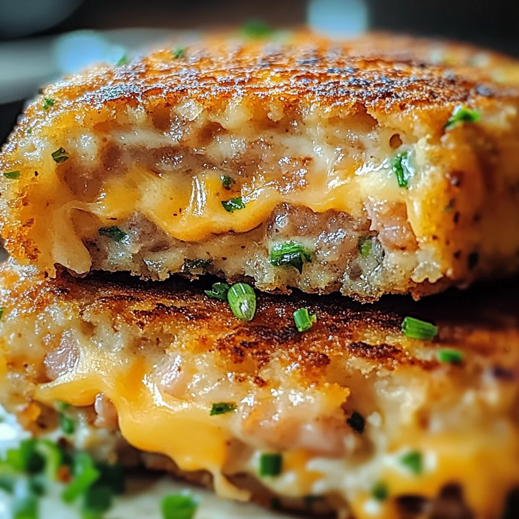 Tuna Melt Patties Recipe