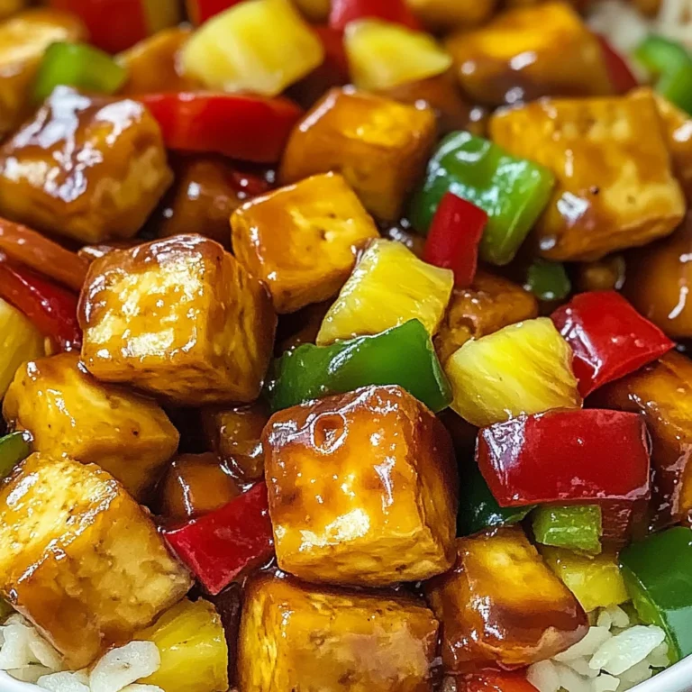 Vegan Pineapple Tofu