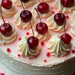 Vintage Maraschino Cherry Cake