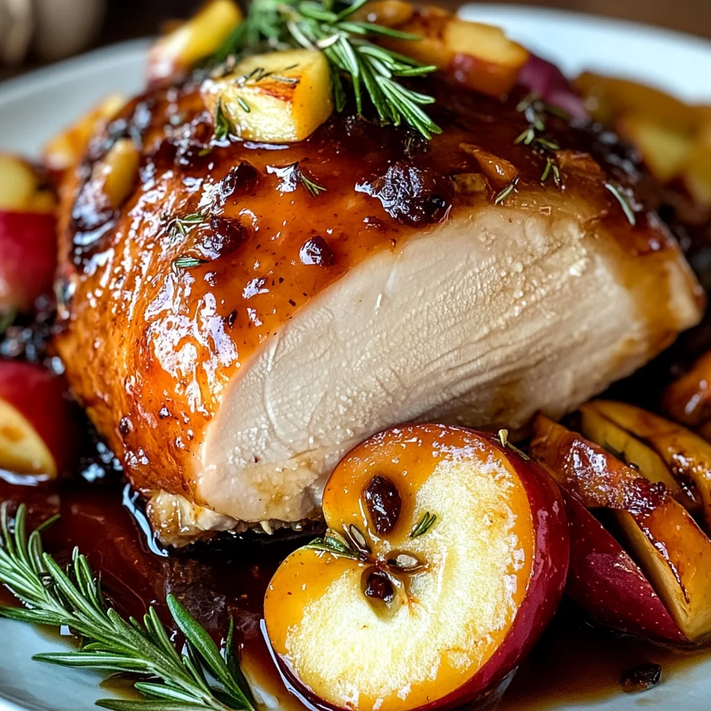 Apple Cider Glazed Turkey Breast