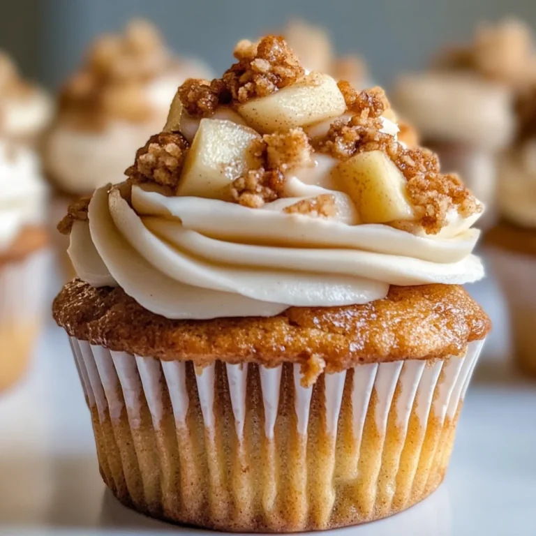 Apple Crisp Cupcakes