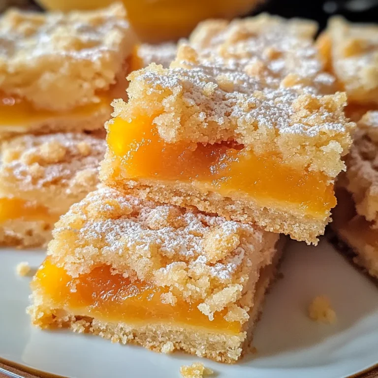 Apricot Shortbread Bars Recipe