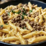 Beef and Garlic Butter Pasta recipe