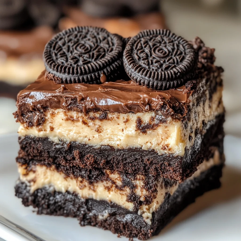 Brownie Cheesecake Bars