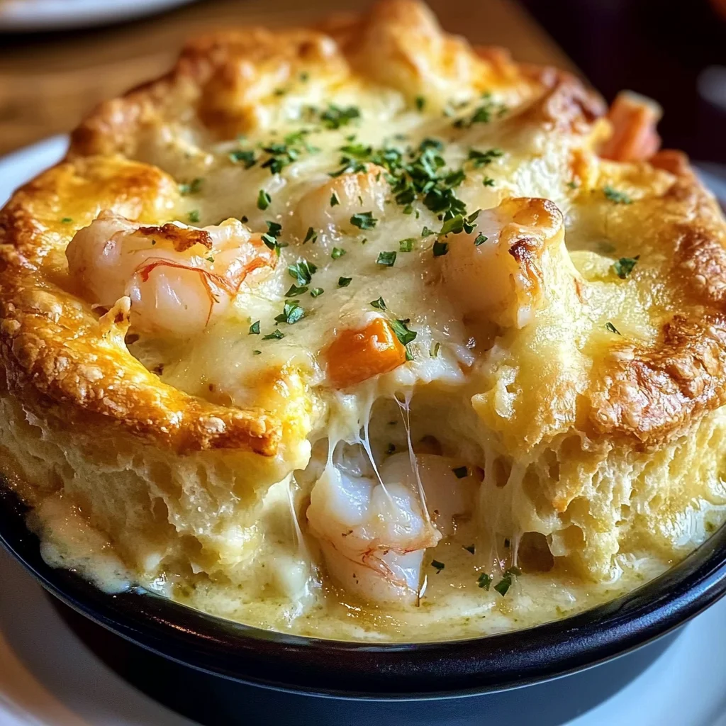 Cheddar Bay Biscuit Seafood Pot Pie: An Incredible Comforting Delight
