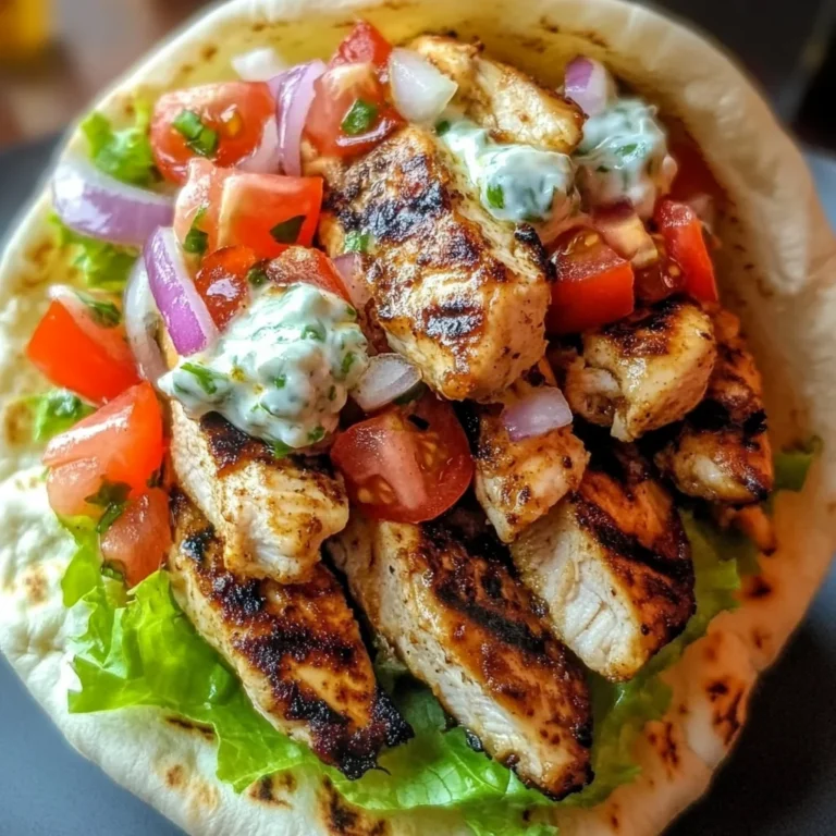 Chicken Pita Gyros