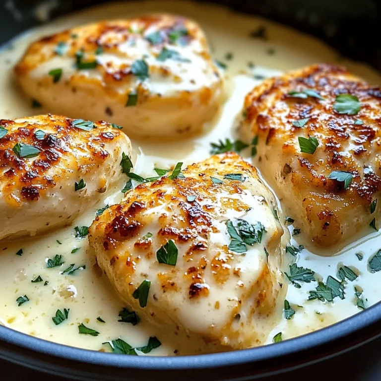 Creamy Baked Chicken with Parmesan and Garlic