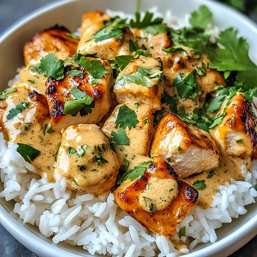 Creamy Coconut Chicken with Rice