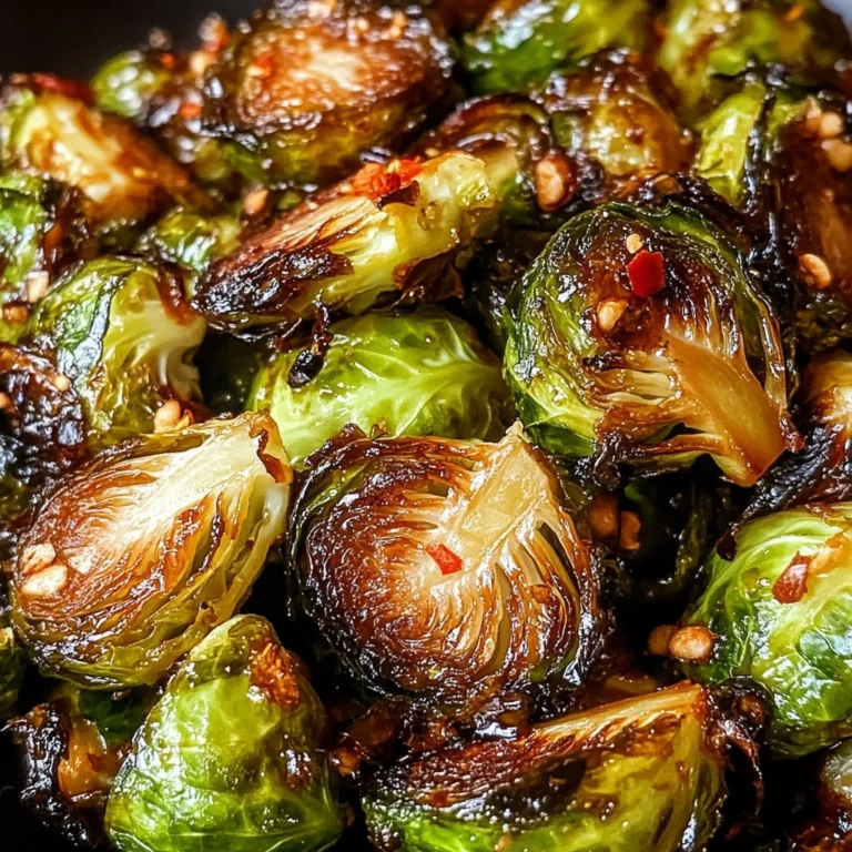 Crispy Honey Balsamic Brussels Sprouts