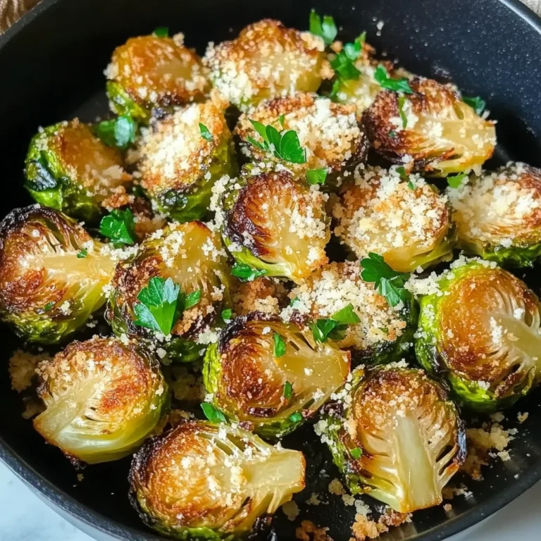 Crispy Parmesan-Crusted Roasted Brussels Sprouts