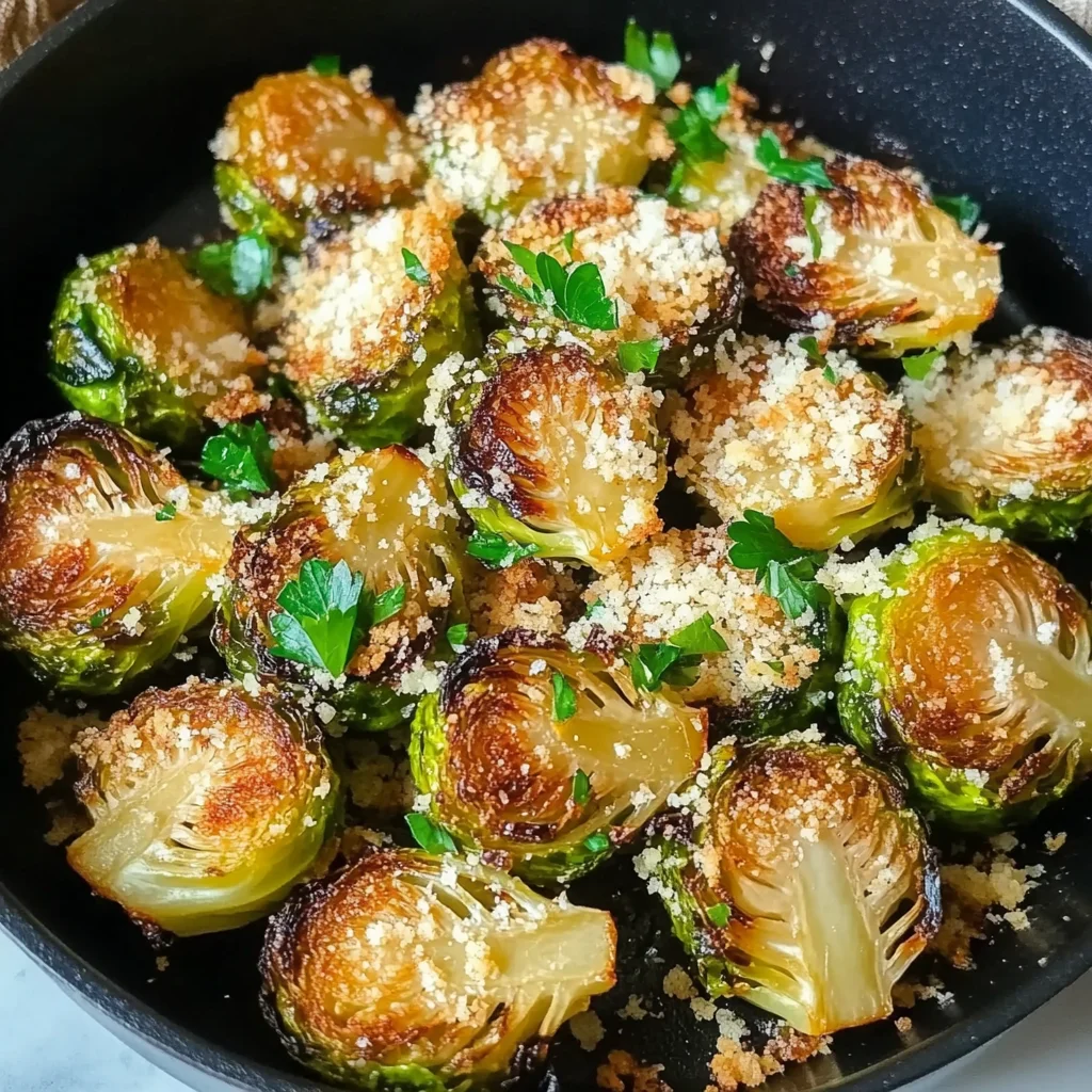 Crispy Parmesan-Crusted Roasted Brussels Sprouts
