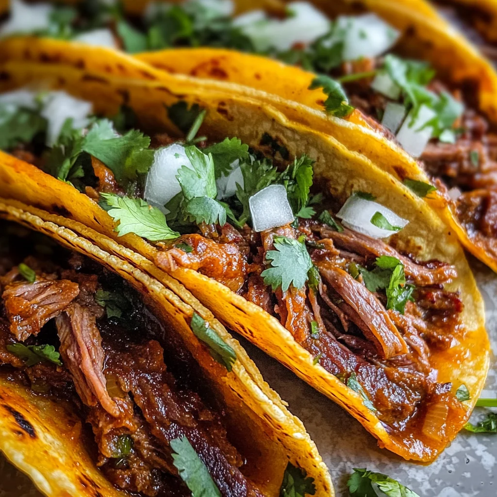 Crock Pot Birria Tacos
