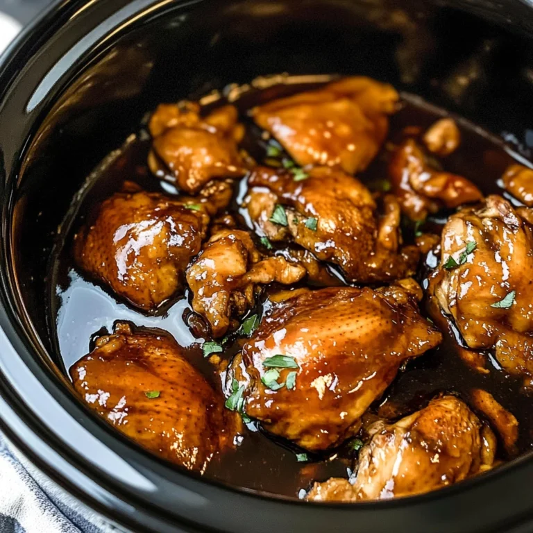 Crockpot Bourbon Chicken
