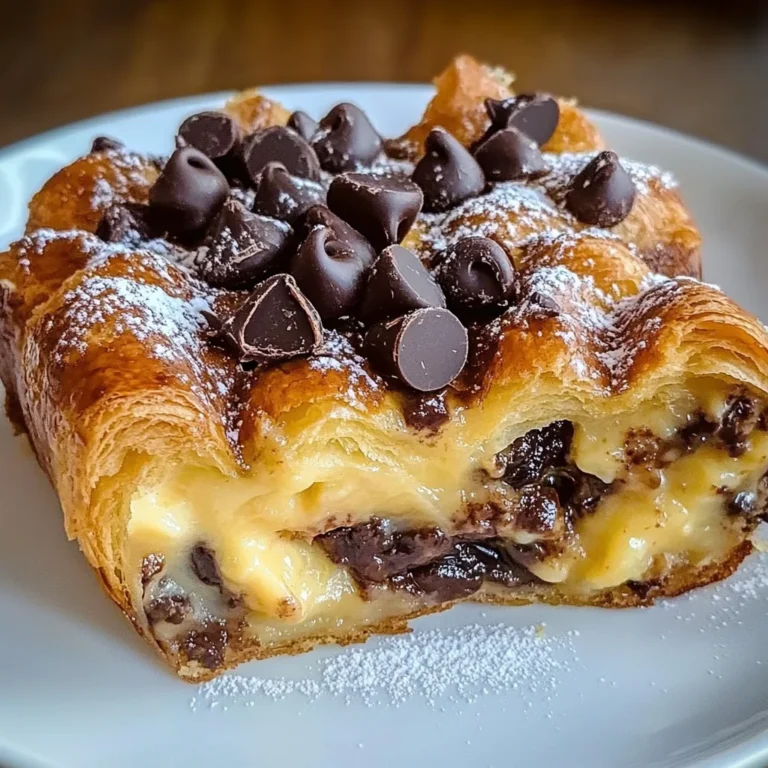 Decadent Chocolate Croissant Breakfast Bake