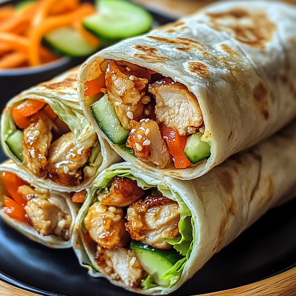 Firecracker Chicken Wraps