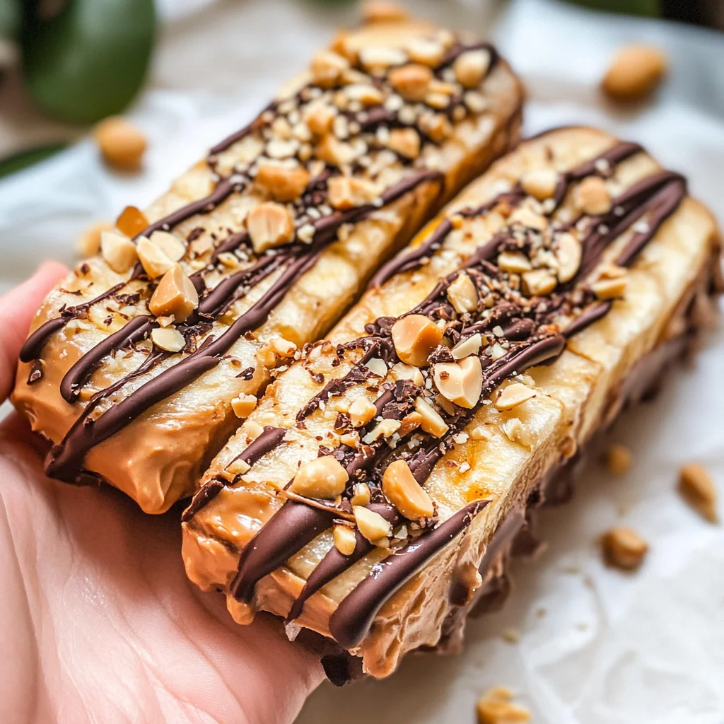 Frozen Banana Snickers