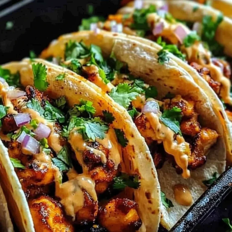 Garlic Butter Honey BBQ Chicken Tacos: Sweet, Savory & Irresistible!