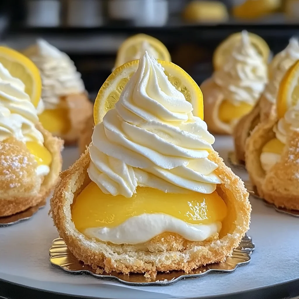 Lemon Cream Puffs